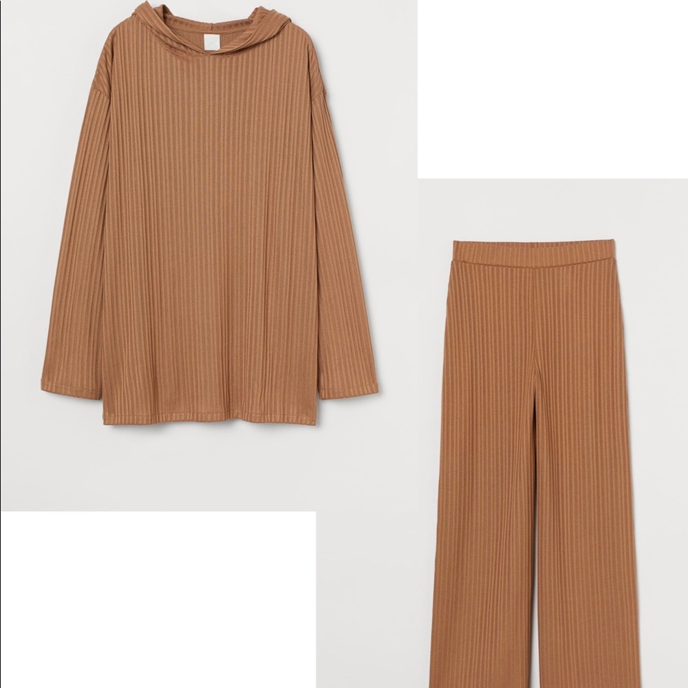 NWT Ribbed Jersey Set